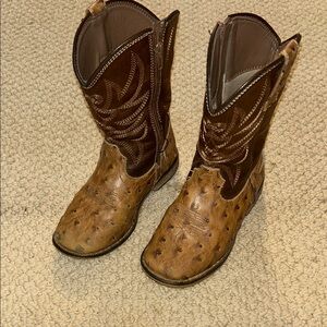 Kids Brown Western Boots